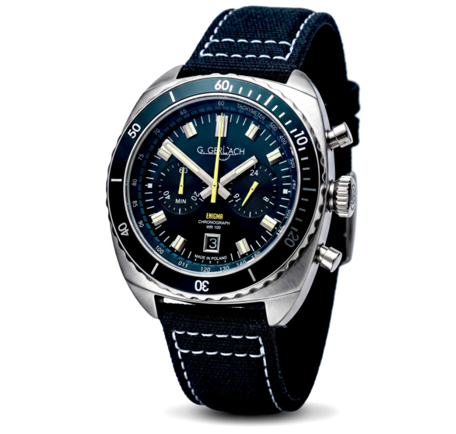 G.Gerlach Enigma Czarna 43 mm